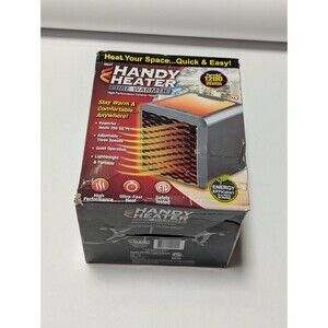 Handy Heater Pure Warmth 1200W Portable Ceramic Space Heater LED Gray